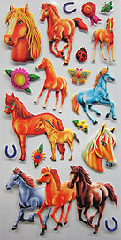 Sticker 3D Pferd II